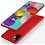 Ntech Hoesje Geschikt Voor Samsung Galaxy A51 Hoesje - Fluweelzachte Microvezel Siliconen Back Cover – Rood