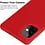 Ntech Hoesje Geschikt Voor Samsung Galaxy A51 Hoesje - Fluweelzachte Microvezel Siliconen Back Cover – Rood