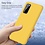 Ntech Hoesje Geschikt Voor Samsung Galaxy A51 Hoesje - Fluweelzachte Microvezel Siliconen Back Cover – Geel