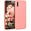 Ntech Hoesje Geschikt Voor Samsung Galaxy A70 Hoesje - Fluweelzachte Microvezel Siliconen Back Cover – Koraal