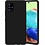 Ntech Hoesje Geschikt Voor Samsung Galaxy A71 Hoesje - Fluweelzachte Microvezel Siliconen Back Cover – Zwart