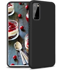 Ntech Samsung Galaxy A71 Microvezel Siliconen Back Cover