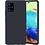 Ntech Hoesje Geschikt Voor Samsung Galaxy A71 Hoesje - Fluweelzachte Microvezel Siliconen Back Cover – Donkerblauw