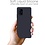 Ntech Hoesje Geschikt Voor Samsung Galaxy A71 Hoesje - Fluweelzachte Microvezel Siliconen Back Cover – Donkerblauw
