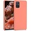 Ntech Hoesje Geschikt Voor Samsung Galaxy A71 Hoesje - Fluweelzachte Microvezel Siliconen Back Cover – Koraal