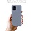 Ntech Hoesje Geschikt Voor Samsung Galaxy A71 Hoesje - Fluweelzachte Microvezel Siliconen Back Cover – Grijs