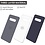 Ntech Hoesje Geschikt Voor Samsung Galaxy S10 Hoesje - Fluweelzachte Microvezel Siliconen Back Cover – Donkerblauw