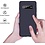 Ntech Hoesje Geschikt Voor Samsung Galaxy S10 Hoesje - Fluweelzachte Microvezel Siliconen Back Cover – Donkerblauw