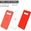 Ntech Hoesje Geschikt Voor Samsung Galaxy S10 Hoesje - Fluweelzachte Microvezel Siliconen Back Cover – Rood