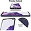 Ntech Hoesje Geschikt Voor Samsung Galaxy S10 Plus Hoesje - Fluweelzachte Microvezel Siliconen Back Cover – Donkerblauw