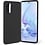Ntech Hoesje Geschikt Voor Samsung Galaxy S20 Hoesje - Fluweelzachte Microvezel Siliconen Back Cover – Zwart
