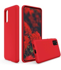 Ntech Samsung Galaxy S20 Microvezel Siliconen Back Cover