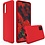 Ntech Hoesje Geschikt Voor Samsung Galaxy S20 Hoesje - Fluweelzachte Microvezel Siliconen Back Cover – Rood