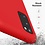 Ntech Hoesje Geschikt Voor Samsung Galaxy S20 Hoesje - Fluweelzachte Microvezel Siliconen Back Cover – Rood