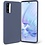 Ntech Hoesje Geschikt Voor Samsung Galaxy S20 Hoesje - Fluweelzachte Microvezel Siliconen Back Cover – Grijs