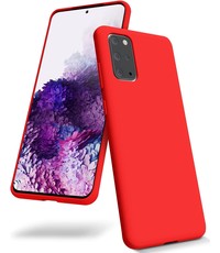 Ntech Samsung Galaxy S20 Plus Microvezel Siliconen Back Cover