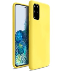 Ntech Samsung Galaxy S20 Plus Microvezel Siliconen Back Cover