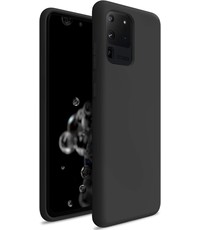 Ntech Samsung Galaxy S20 Ultra Microvezel Siliconen Back Cover