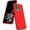 Ntech Hoesje Geschikt Voor Samsung Galaxy S20 Ultra Hoesje - Fluweelzachte Microvezel Siliconen Back Cover – Rood