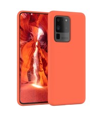 Ntech Samsung Galaxy S20 Ultra Microvezel Siliconen Back Cover