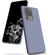 Ntech Samsung Galaxy S20 Ultra Microvezel Siliconen Back Cover