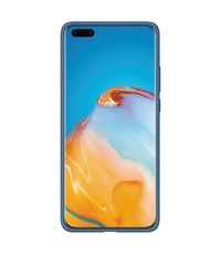 Ntech Huawei P40 Microvezel Siliconen Back Cover