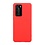 Ntech Hoesje Geschikt voor Huawei P40 Hoesje - Fluweelzachte Microvezel Siliconen Back Cover – Rood