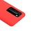 Ntech Hoesje Geschikt voor Huawei P40 Hoesje - Fluweelzachte Microvezel Siliconen Back Cover – Rood