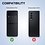 Ntech Hoesje Geschikt Voor Samsung Galaxy Z Flip 3 hoesje - Carbon Fiber dunne bescherming Back Cover - zwart
