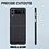 Ntech Hoesje Geschikt Voor Samsung Galaxy Z Flip 3 hoesje - Carbon Fiber dunne bescherming Back Cover - zwart