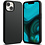 Ntech Hoesje Geschikt voor iPhone 14 Hoesje – siliconen back cover – Zwart