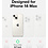 Ntech Hoesje Geschikt voor iPhone 14 Max Hoesje – siliconen back cover – Zwart