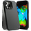 Ntech Hoesje Geschikt voor iPhone 14 Pro Hoesje – siliconen back cover – Zwart