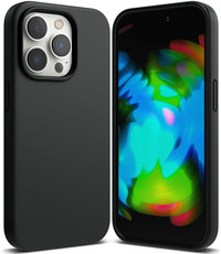 Ntech iPhone 14 Pro Max Siliconen Zwart