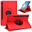 Ntech Hoesje Geschikt Voor Samsung Galaxy Tab S8 Plus hoes Draaibare Book Case Cover Rood - Hoesje Geschikt Voor Samsung Galaxy Tab S8 Plus hoesje 2022/ Tab S7 FE 2021/Tab S7 Plus 2020 hoesje -Tablet Hoes 12.4 Inch
