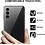 Ntech Hoesje Geschikt Voor Samsung Galaxy A14 5G/4G Hoesje transparant Anti Shock silicone Hoesje Geschikt Voor Samsung Galaxy A14 5G hoesje silicone Backcover Hoesje Geschikt Voor Samsung Galaxy A14 Screenprotector Glazen 3 pack