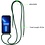 Ntech Hoesje Geschikt voor iPhone 14 Pro Hoesje met Koord Groen - soft Siliconen Back Cover
