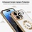 Ntech Hoesje Geschikt voor iPhone 14 Pro Max – Met Magnetisch Ring Magesafe compatibel backcover – Lens beschermer – Transparant / Rosegoud