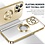 Ntech Hoesje Geschikt voor iPhone 14 Pro Magsafe hoes backcover – Lens beschermer – Transparant / Goud
