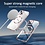 Ntech Hoesje Geschikt voor iPhone 14 – Met Magnetisch Ring Magesafe compatibel backcover – Lens beschermer – Transparant / Rosegoud