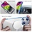 Ntech Hoesje Geschikt voor iPhone 14 Magsafe hoes backcover – Lens beschermer – Transparant / Blauw