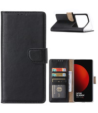 Ntech Xiaomi Mi 12S Ultra Hoesje met Pasjeshouder Zwart