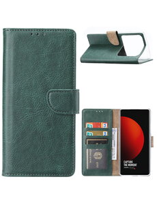 Ntech Xiaomi Mi 12S Ultra Hoesje met Pasjeshouder Groen