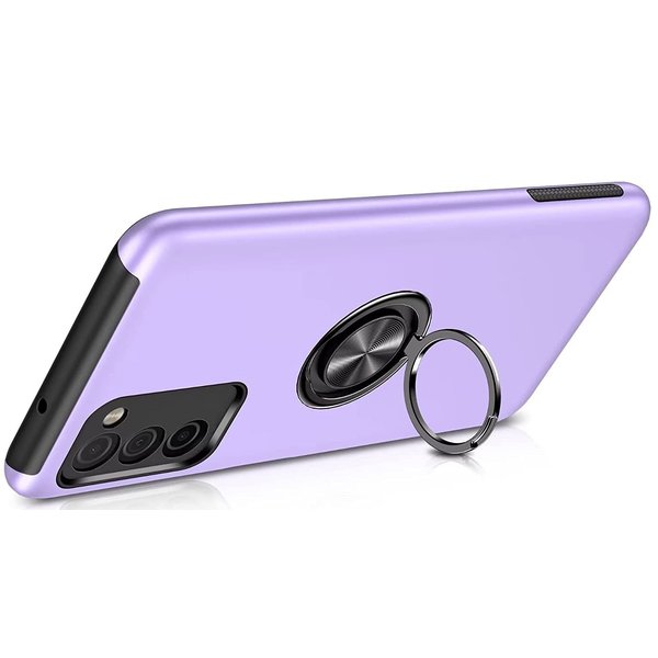 Ntech Hoesje Geschikt Voor Samsung Galaxy A30 hoesje Shockproof Armor case - back cover – TPU – Licht Paars