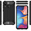Ntech Ntech Hoesje Geschikt Voor Samsung Galaxy A20e hoesje - Met Screenprotector Rugged Armor Hoesje - Shockproof case - Zwart