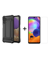 Ntech Rugged Armor Hoesje met Screenprotector Samsung Galaxy A32 4G