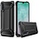 Ntech Ntech Hoesje Geschikt Voor Samsung Galaxy A50 hoesje - Met Screenprotector Rugged Armor Hoesje - Shockproof case - Zwart