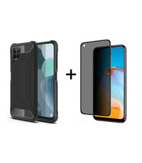 Ntech Rugged Armor Hoesje met Screenprotector Huawei P40 Lite