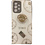 Ntech Hoesje Geschikt Voor Samsung Galaxy A53 hoesje Glitter Sparkel Diamond crystal met Horloge print en Ring Houder Zachte Siliconen Bumper – Wit