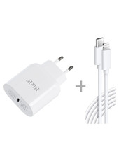 BixB iPhones USB-C 25W Power Adapter - met Type-C Lightning kabel